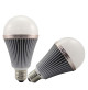 Boat Led Bulb, 12 watts - Globe Candle Led - 10-30 volts - E27 - White - D76*140mm - A75-12W-E27-W - AZLED